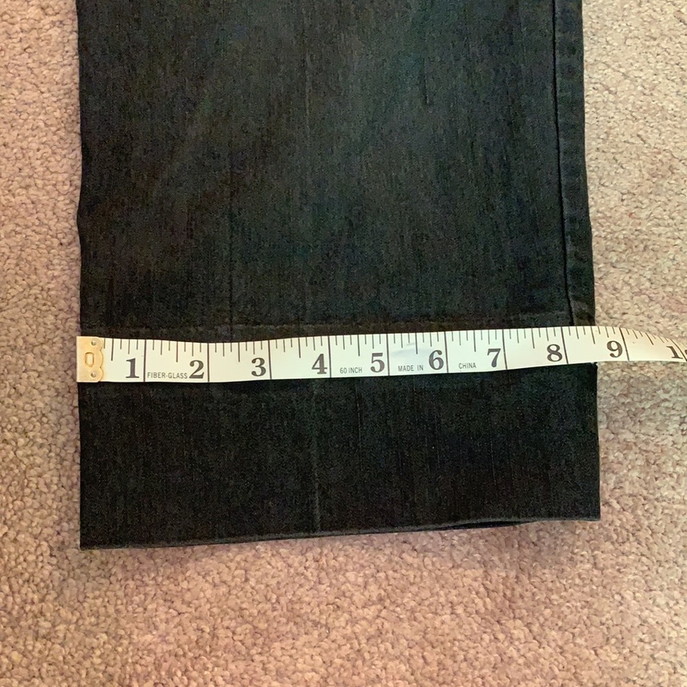 EUC New Directions Charcoal Gray Cropped Pants - Picture 6 of 6